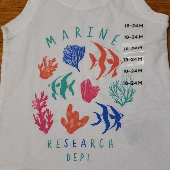 Old Navy Beachy Tanktop 18-24m Baby Girl / Toddler Girl - Picture 3 of 6